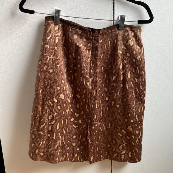 Cheetah print BCBG skirt sz 4 - Picture 2 of 3